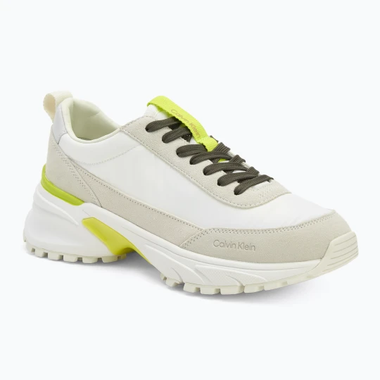 Zdjęcie produktu Buty damskie Calvin Klein YW0YW02075 Hike Runner MG Nylon Mix bright white / primrose / beluga