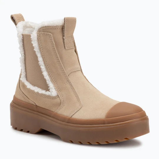 Zdjęcie produktu Buty damskie Converse Chuck Taylor All Star Chelsea Lugged Suede warm quarry / egret / gum Beżowy
