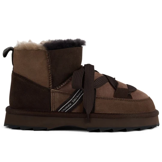 Zdjęcie produktu Buty damskie Emu Australia Blurred Micro Patch W13195CHOC - brązowe