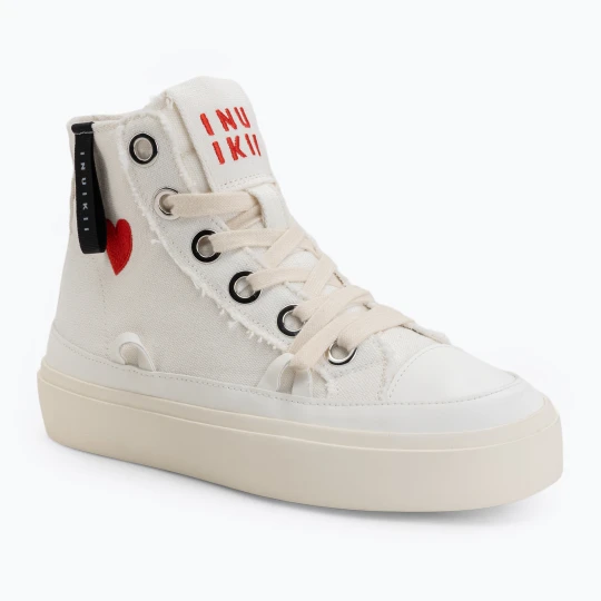 Zdjęcie produktu Buty damskie INUIKII Matilda High Top Distressed cream Beżowy
