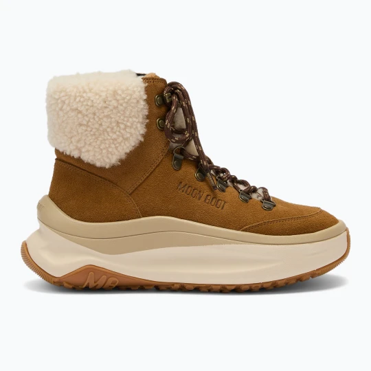 Zdjęcie produktu Buty damskie Moon Boot Moon247 City Shearling Mid cognac Brązowy