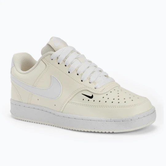 Zdjęcie produktu Buty damskie Nike Court Vision Low Next Nature white / black / pale ivory Beżowy