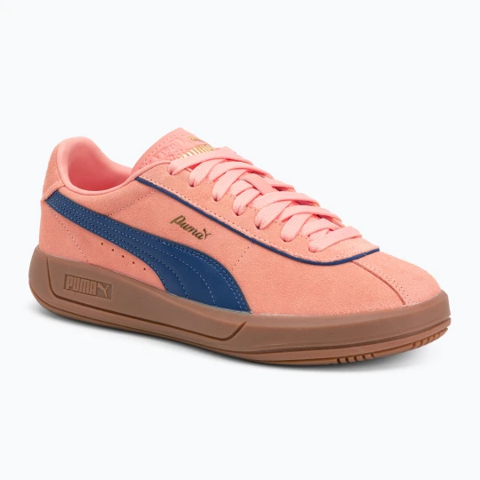Zdjęcie produktu Buty damskie PUMA Club Klassika Suede pink fruit / blazing blue / puma gold