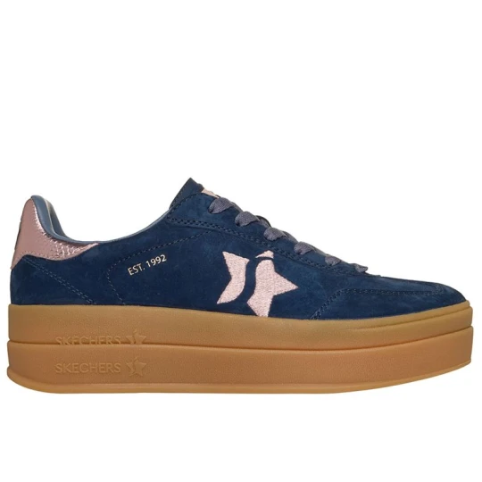 Zdjęcie produktu Buty damskie Skechers Academy HI - Elevated Essence 185430NVPK - granatowe