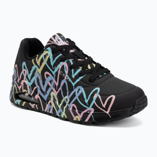 Zdjęcie produktu Buty damskie SKECHERS JGoldcrown Uno Spread The Love black