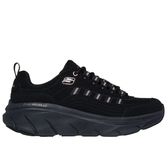 Zdjęcie produktu Buty damskie Skechers Relaxed Fit D'Lux Walker 2.0 Golden Step 150106BKRG - czarne