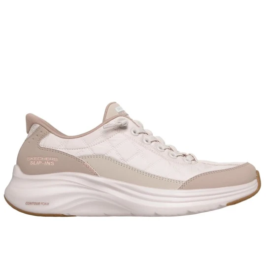 Zdjęcie produktu Buty damskie Skechers Slip-ins: Contour Foam Cozy Fit 150404NTTP - beżowe