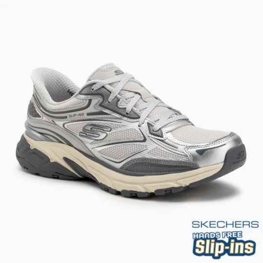 Zdjęcie produktu Buty damskie SKECHERS Stamina Sport silver Szary