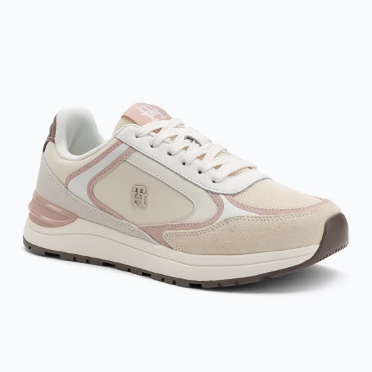 Zdjęcie produktu Buty damskie Tommy Hilfiger Casual Fashion Runner Mix bright white / moonstruck / tandoori Beżowy