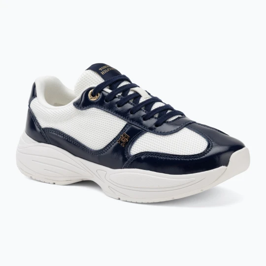 Zdjęcie produktu Buty damskie Tommy Hilfiger ModernRunner Shiny Leather yale navy Granatowy