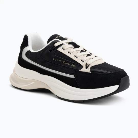 Zdjęcie produktu Buty damskie Tommy Hulfiger Sporty Chic Runner black Tommy Hilfiger