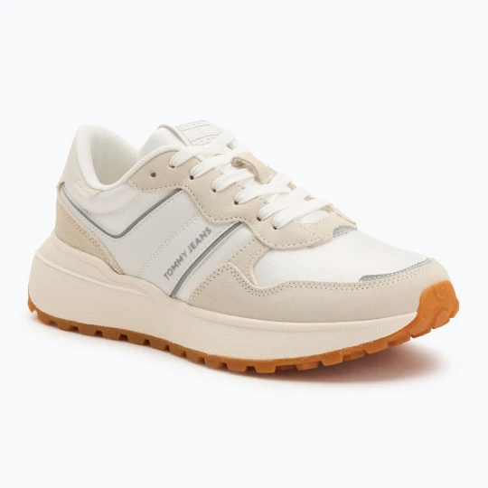Zdjęcie produktu Buty damskie Tommy Jeans Cleated Runner ecru Biały