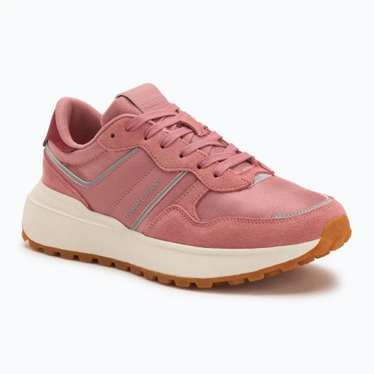 Zdjęcie produktu Buty damskie Tommy Jeans Cleated Runner tahiti berry Różowy