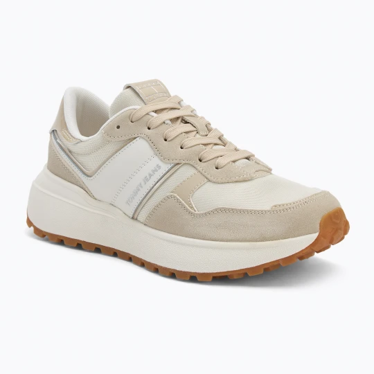Zdjęcie produktu Buty damskie Tommy Jeans Cleated Runner white clay Beżowy