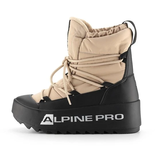 Zdjęcie produktu Buty damskie zimowe ocieplane Priba beżowe Alpine Pro