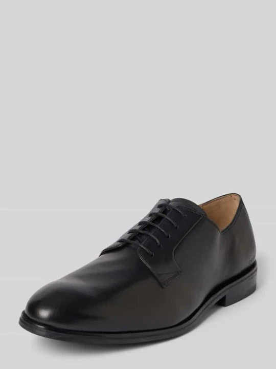 Zdjęcie produktu Buty derby skórzane sznurowane model ‘pero kleitos’ JOOP! Czarny