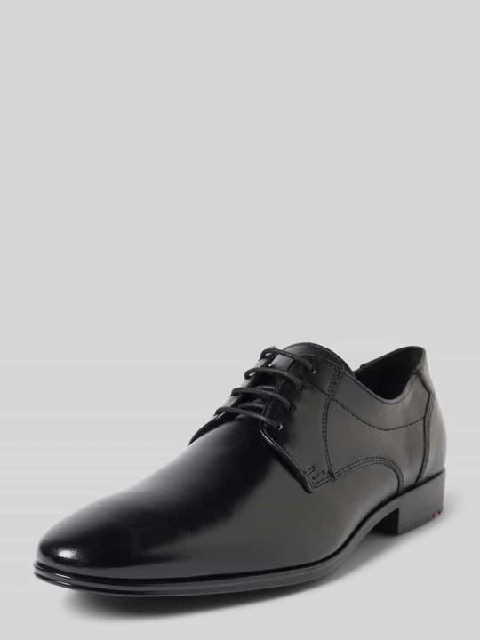 Zdjęcie produktu Buty derby skórzane z ozdobnymi szwami model ‘CORE’ Lloyd Czarny