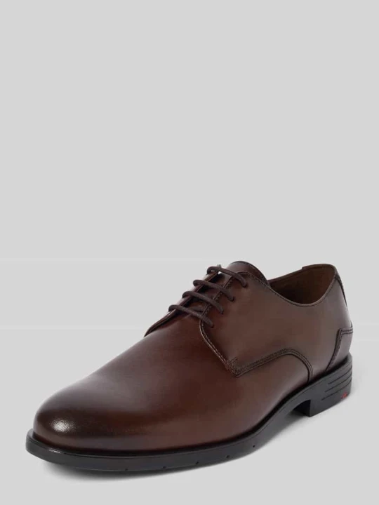 Zdjęcie produktu Buty derby skórzane ze sznurowaniem model ‘EEZY’ Lloyd Ciemnobrązowy