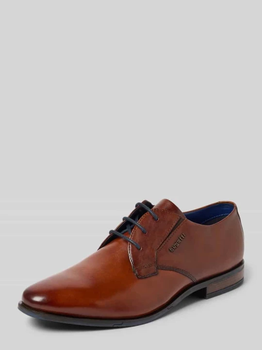 Zdjęcie produktu Buty derby sznurowane model ‘GAPO’ Bugatti Koniakowy