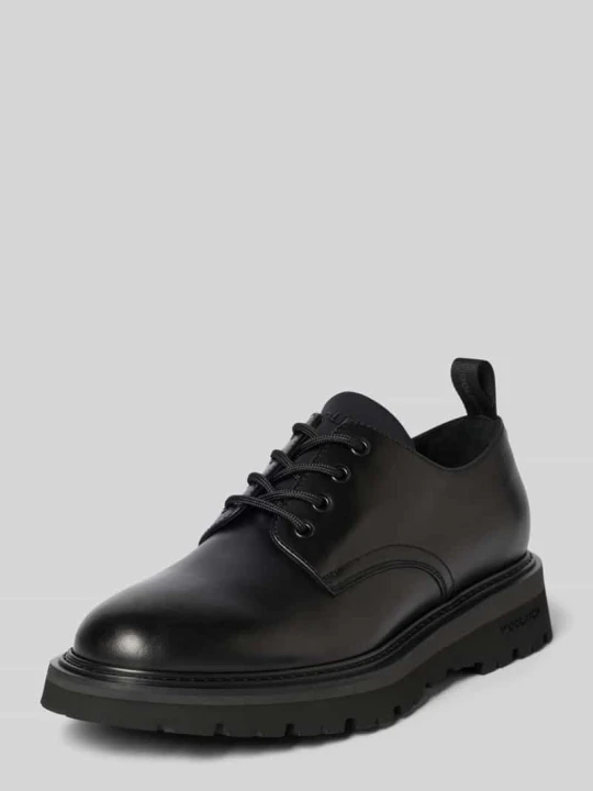 Zdjęcie produktu Buty derby typu chunky z profilowaną podeszwą Woolrich Czarny