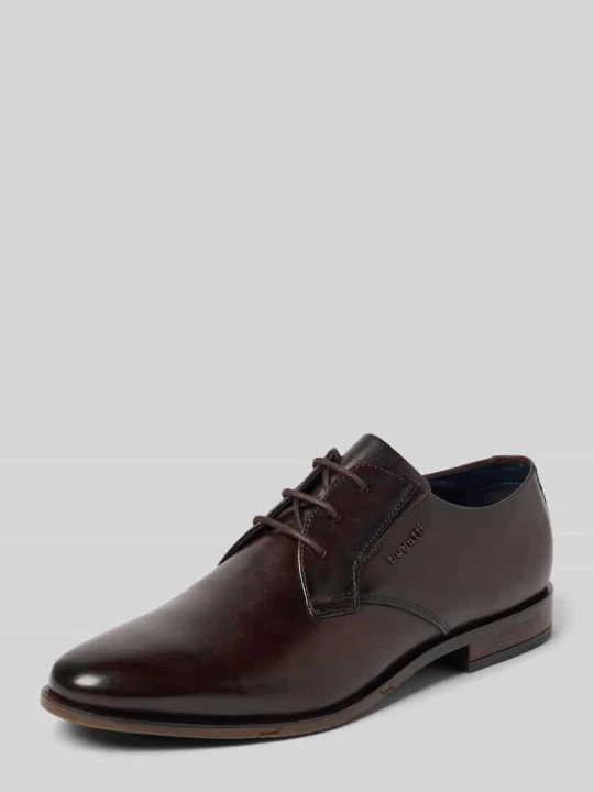 Zdjęcie produktu Buty derby z detalem z logo model ‘Gapo’ Bugatti Ciemnobrązowy