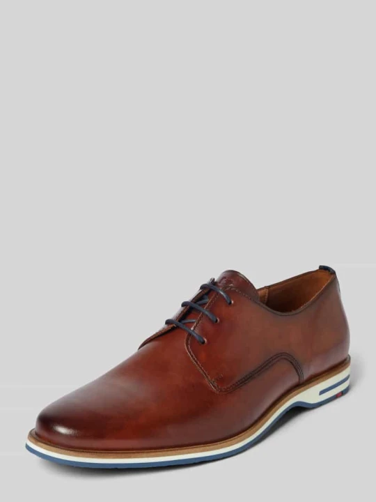 Zdjęcie produktu Buty derby ze skóry model ‘DAKIN’ Lloyd Średniobrązowy