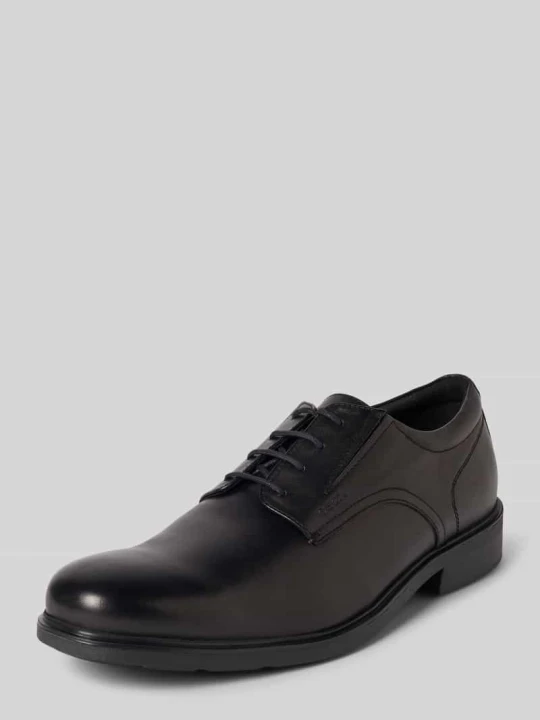 Zdjęcie produktu Buty derby ze skóry model ‘DUBLIN’ Geox Czarny