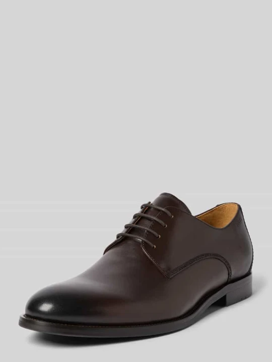 Zdjęcie produktu Buty derby ze skóry model ‘SEBASTIAN’ Digel Ciemnobrązowy