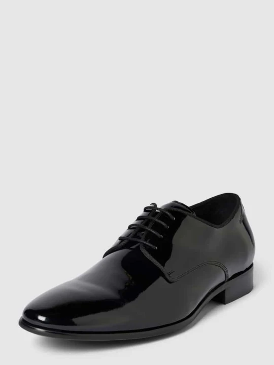 Zdjęcie produktu Buty derby ze skóry ze sznurowaniem model ‘SILVANO’ Digel Czarny
