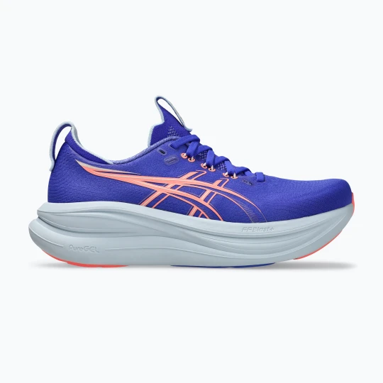 Zdjęcie produktu Buty do biegania damskie ASICS Gel-Nimbus 28 cobalt burst/sun coral Niebieski