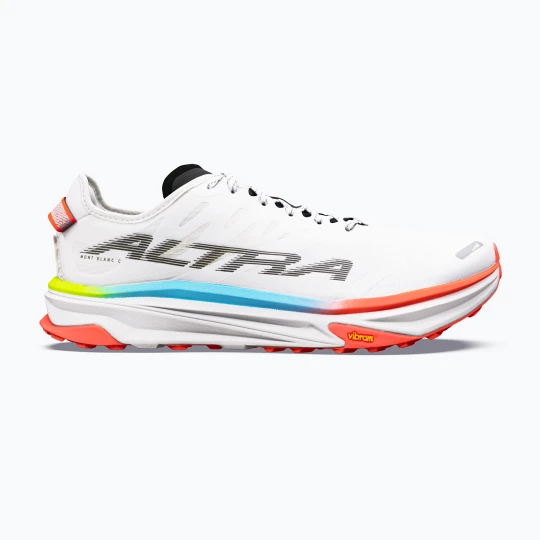 Zdjęcie produktu Buty do biegania damskie Altra Mont Blanc Carbon white / black / firey coral