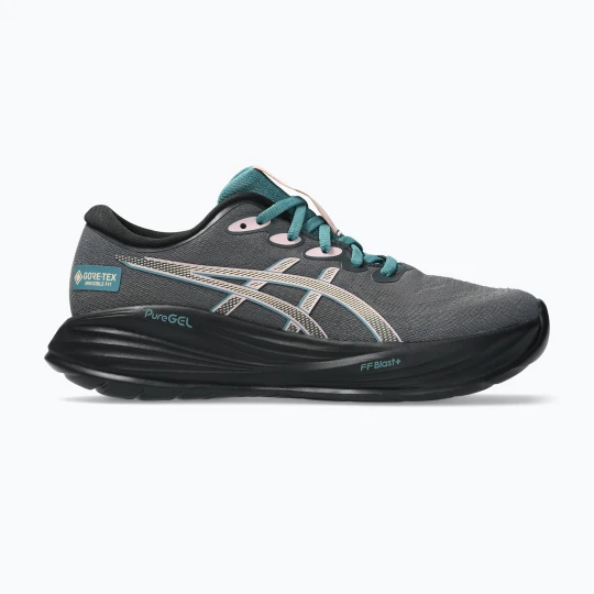 Zdjęcie produktu Buty do biegania damskie ASICS Gel-Cumulus 27 GTX carrier grey/misty pine