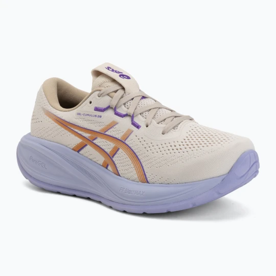 Zdjęcie produktu Buty do biegania damskie ASICS Gel-Cumulus 28 oatmeal / fresh air Biały
