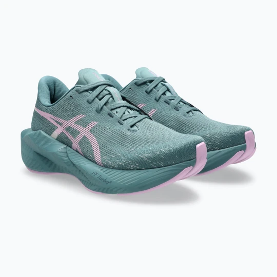 Zdjęcie produktu Buty do biegania damskie ASICS Novablast 6 foggy teal / hazy lilac Niebieski