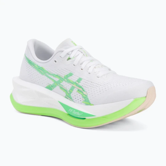 Zdjęcie produktu Buty do biegania damskie ASICS Sonicblast white / vital green