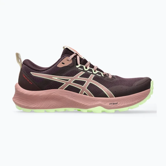 Zdjęcie produktu Buty do biegania damskie ASICS Trabuco Terra 3 dark aubergine / illuminate yellow Niebieski