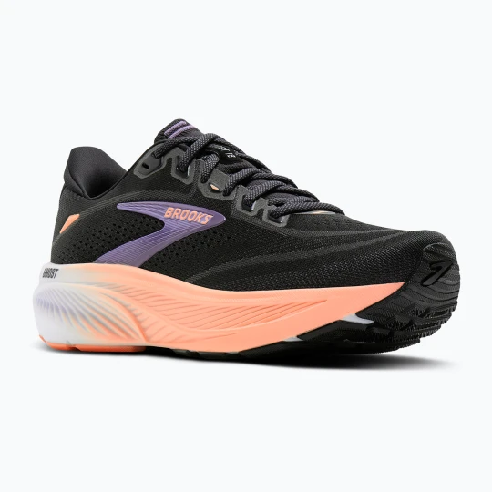 Zdjęcie produktu Buty do biegania damskie Brooks Ghost 18 black / mulled grape / peach