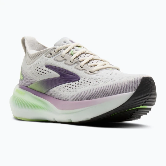 Zdjęcie produktu Buty do biegania damskie Brooks Glycerin 23 antarctica / grape / green gecko Beżowy