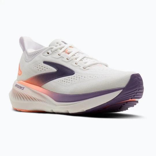 Zdjęcie produktu Buty do biegania damskie Brooks Glycerin 23 white / mulled grape / clear