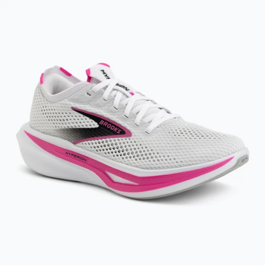 Zdjęcie produktu Buty do biegania damskie Brooks Hyperion 3 white / luminary / cyber pink