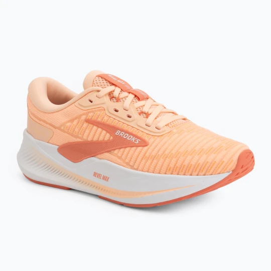 Zdjęcie produktu Buty do biegania damskie Brooks Revel Max peach echo / white Pomarańczowy
