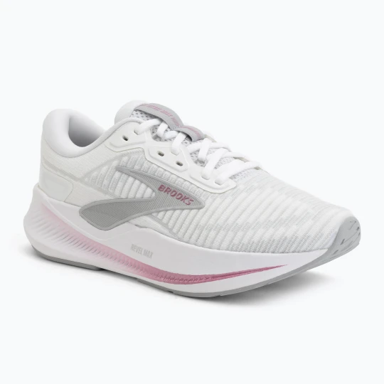 Zdjęcie produktu Buty do biegania damskie Brooks Revel Max white / harbor mist / metallic