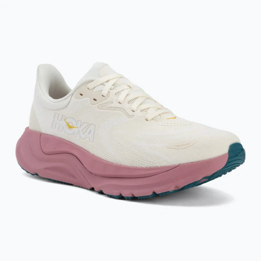 Zdjęcie produktu Buty do biegania damskie HOKA Arahi 8 Wide alabaster / lingonberry Beżowy
