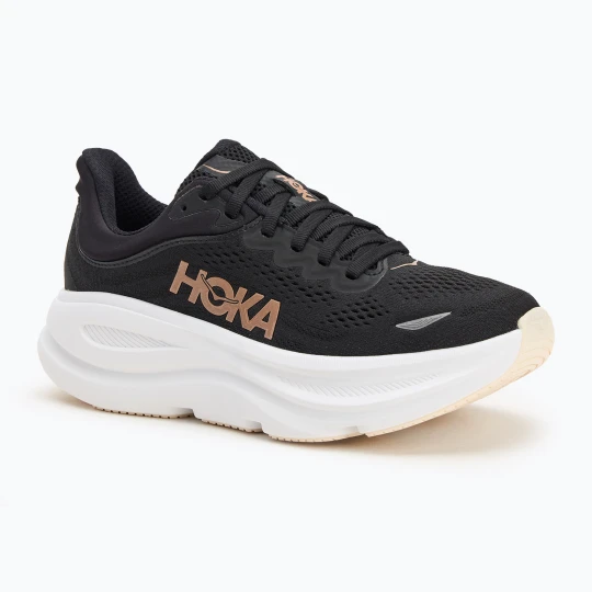 Zdjęcie produktu Buty do biegania damskie HOKA Bondi 9 black / rose gold