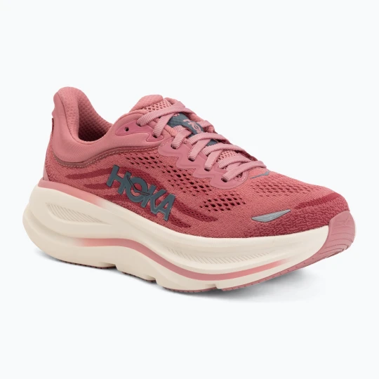 Zdjęcie produktu Buty do biegania damskie HOKA Bondi 9 Wide lingonberry/cranberry Różowy