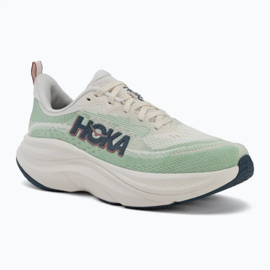 Zdjęcie produktu Buty do biegania damskie HOKA Skyflow alabaster / vintage green
