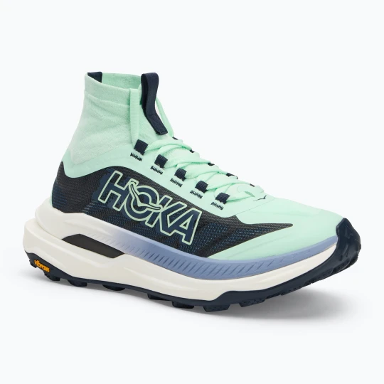 Zdjęcie produktu Buty do biegania damskie HOKA Tecton X 3 mint fluorite / varsity navy Zielony