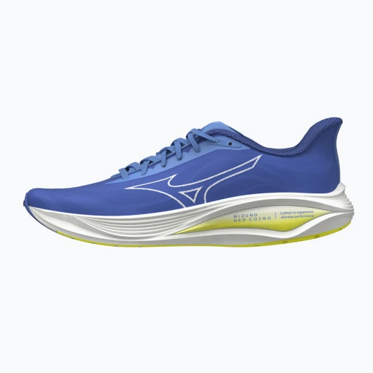 Zdjęcie produktu Buty do biegania damskie Mizuno Neo Cosmo dazzling blue/white/lightning yellow