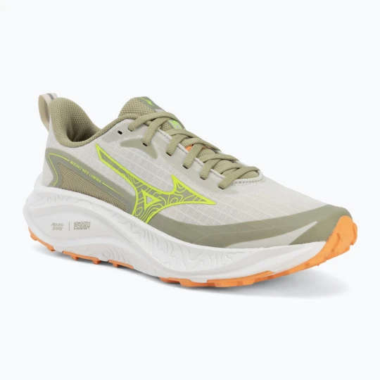 Zdjęcie produktu Buty do biegania damskie Mizuno Neo Lumina silver birch/lightning yellow Szary