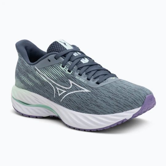 Zdjęcie produktu Buty do biegania damskie Mizuno Wave Inspire 21 tradewinds / white / neo mint Szary